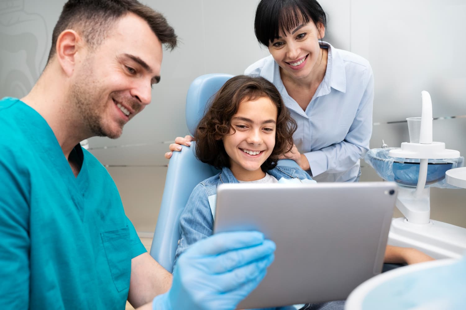 Child dental checkup