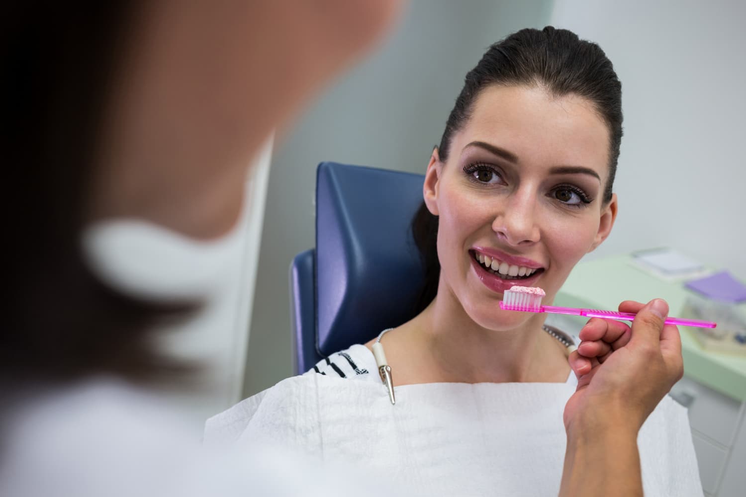 Gum Care demonstration at DDS